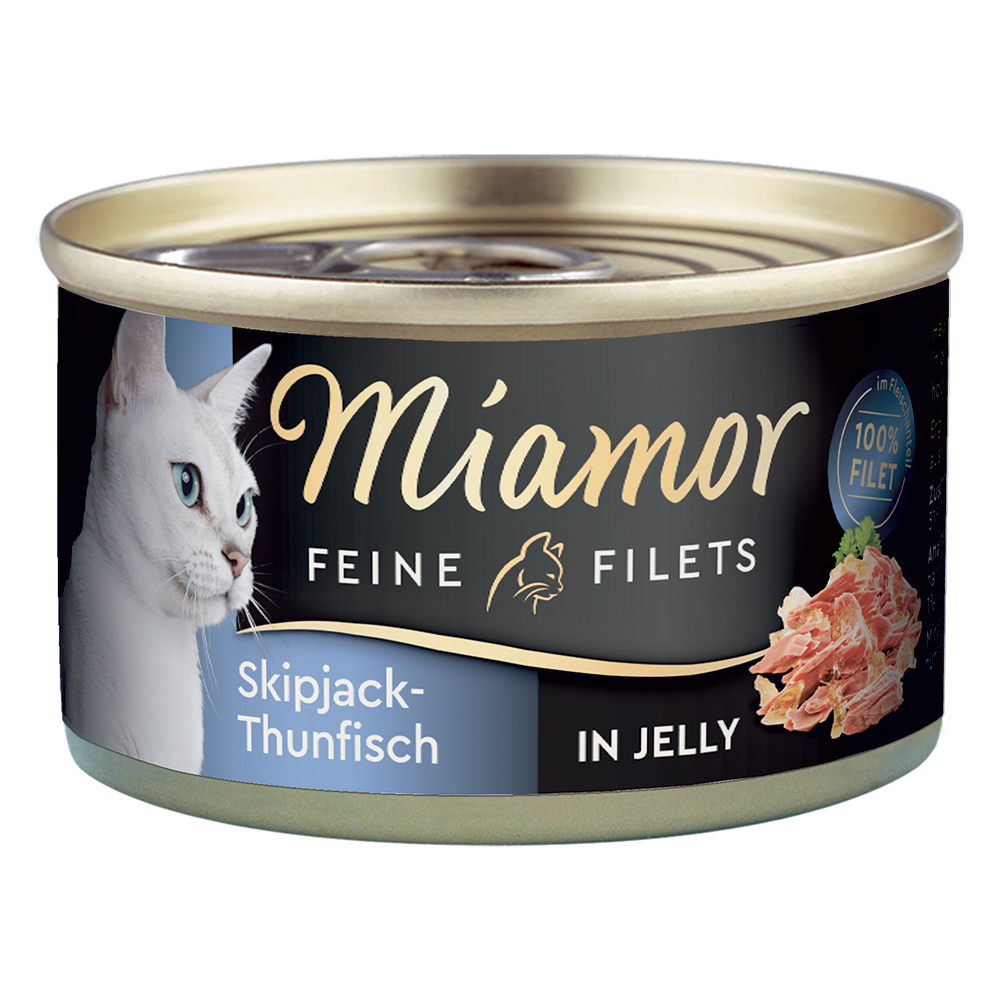 foto del prodotto miamor delicato filetto in gelatina 6 x 100 g tonno skipjack in gelatina