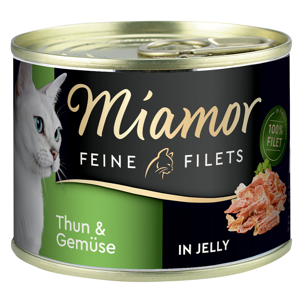 foto del prodotto miamor delicato filetto in gelatina 6 x 185 g tonno verdure