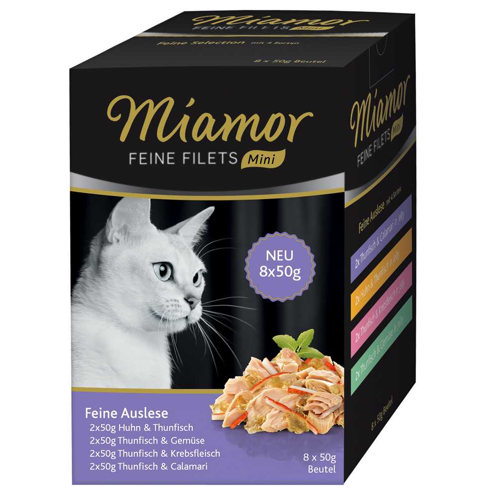 foto del prodotto miamor delicato filetto mini pacco misto 8 x 50 g, fine selection 1, gelatina