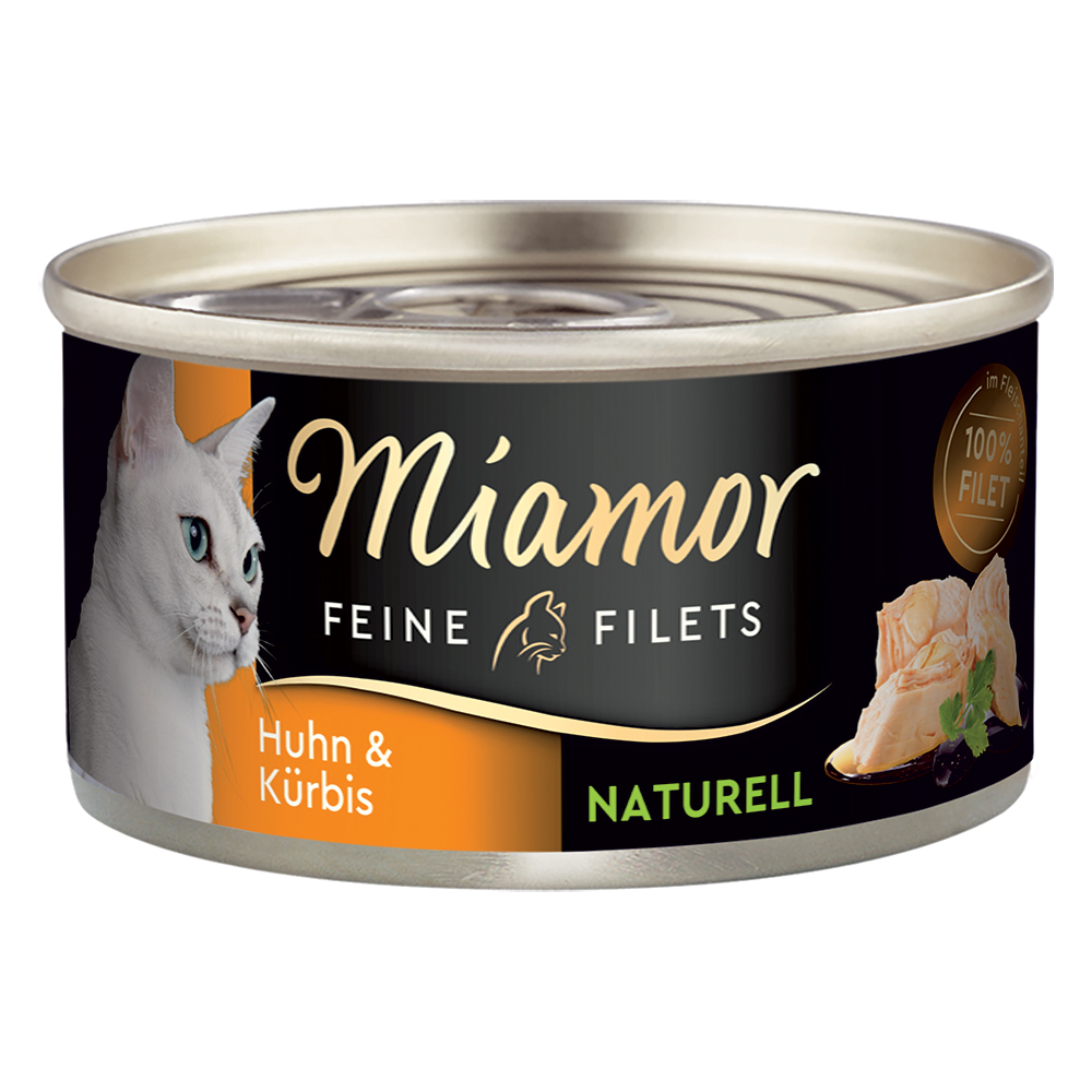 foto del prodotto miamor delicato filetto naturale 6 x 80 g pollo zucca
