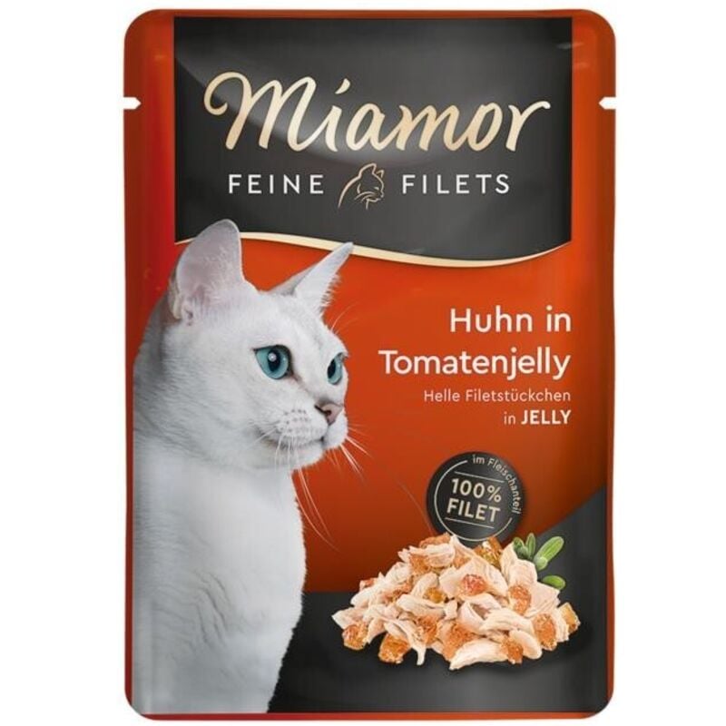 foto del prodotto miamor filetti di pollo in gelatina di pomodoro 100 g