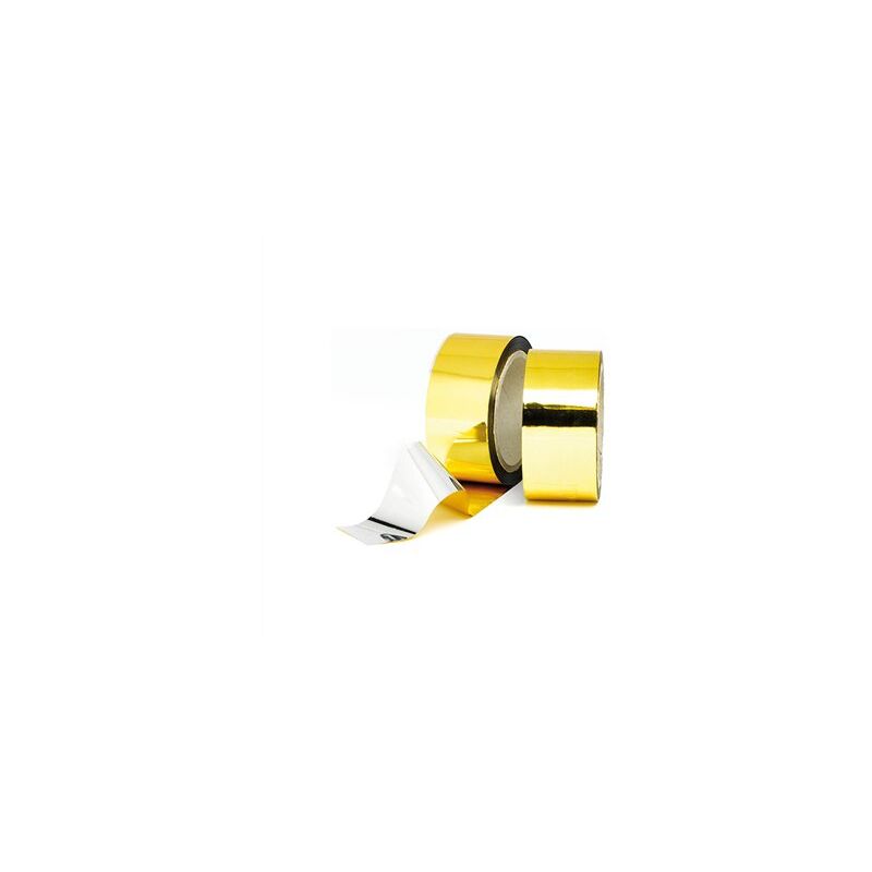 foto del prodotto miarco rotolo nastro anti uccelli argento oro 100mt x 5cm 19059