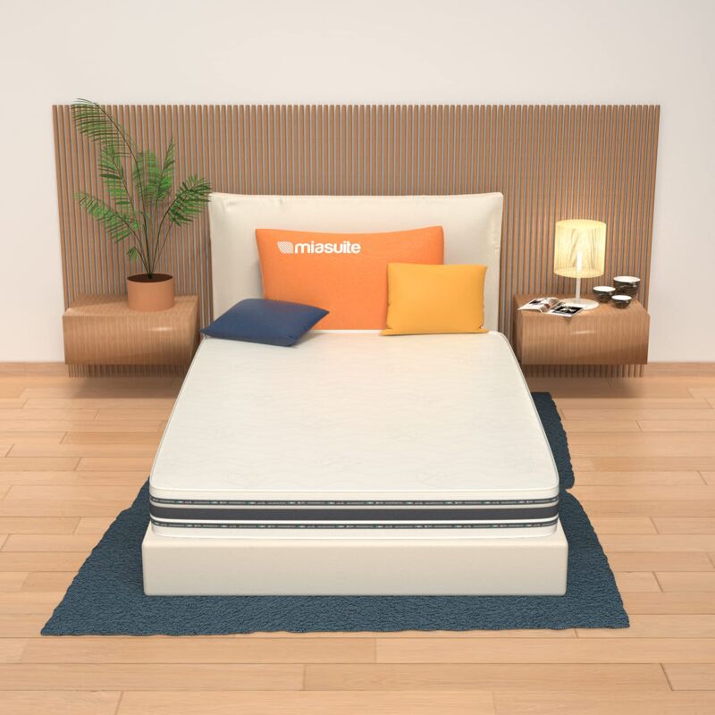 foto del prodotto miasuite ailime srl materasso memory foam una piazza e mezza 120x200 alto 22 cm ortopedico con dispositivo medico sommo