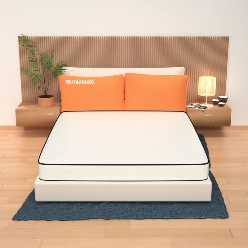 foto del prodotto miasuite i sogni italiani materasso singolo per brandina alto 10 cm waterfoam, dispositivo medico, ortopedico primavera 160x190 cm 