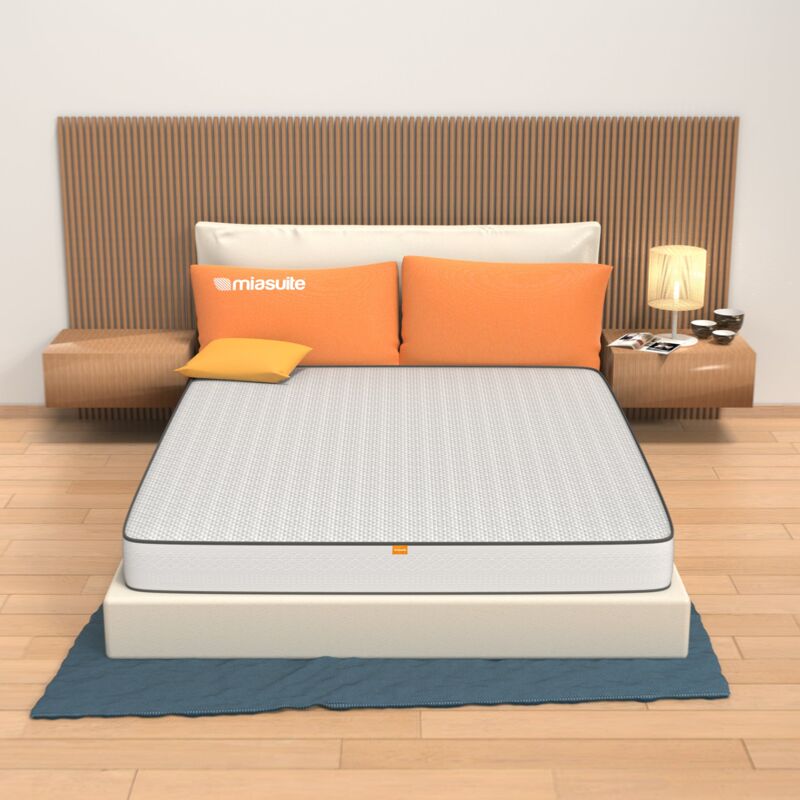 foto del prodotto miasuite materasso matrimoniale 180x200, alto 18 cm waterfoam, anallergico, antiacaro smart h18