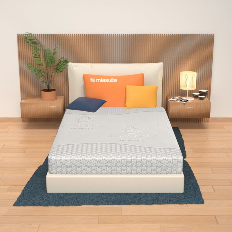 foto del prodotto miasuite materasso memory foam una piazza e mezza 120x200, alto 21 cm 4 strati, dispositivo medico, rivestimento pure bora