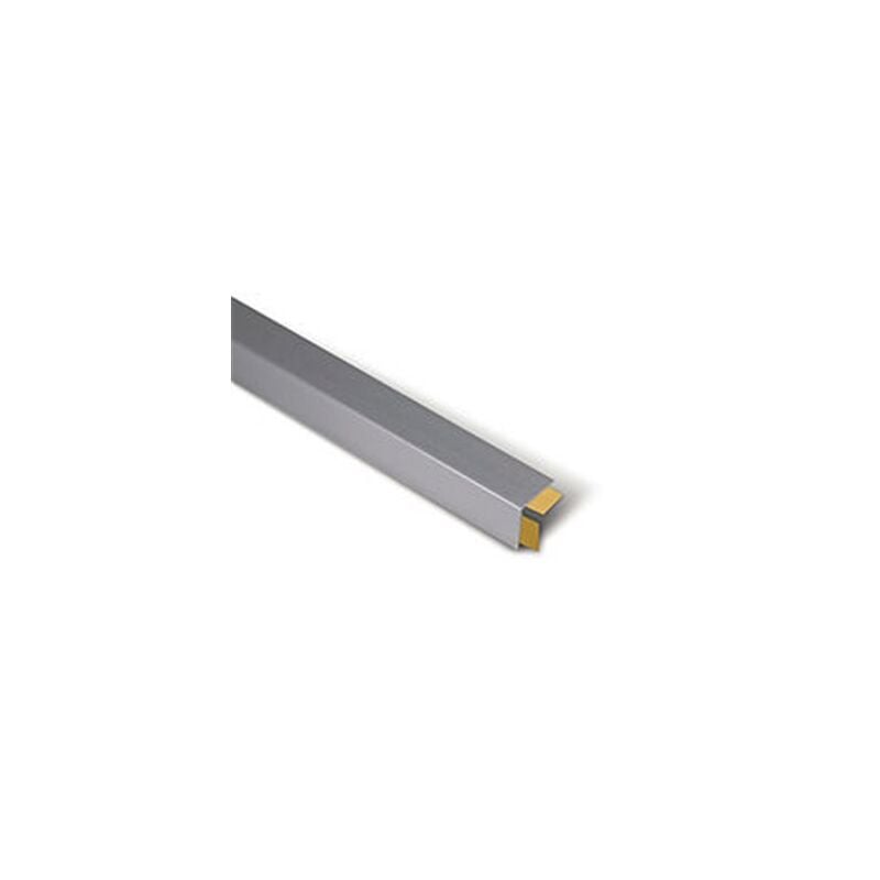 foto del prodotto mibricotienda brinox pvc satinato grigio angolare 25 x 25 mm 250 cm b6041 5g