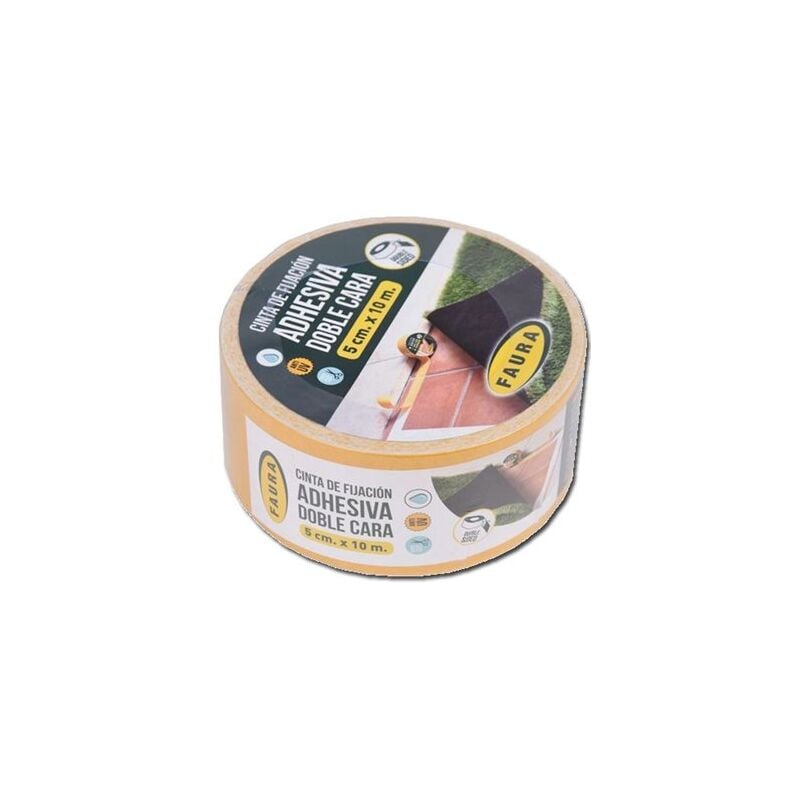 foto del prodotto mibricotienda nastro biadesivo di fissaggio per erba artificiale 5 cm x 10 m 42810