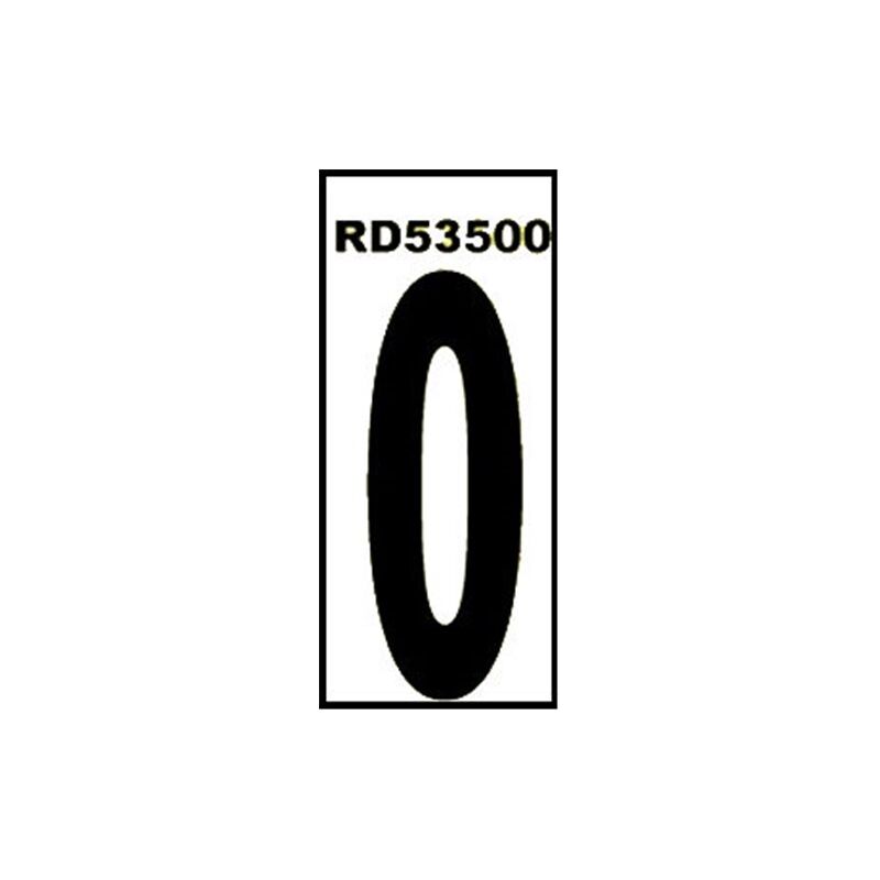 foto del prodotto mibricotienda numero adesivo normaluz 0 4,6x14 pvc glasspack 0,4rd53500