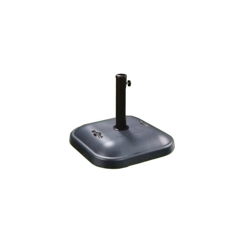 foto del prodotto mibricotienda ombrellone con base in bamb 48mm color cemento grigio 48x48x8cm 25kg