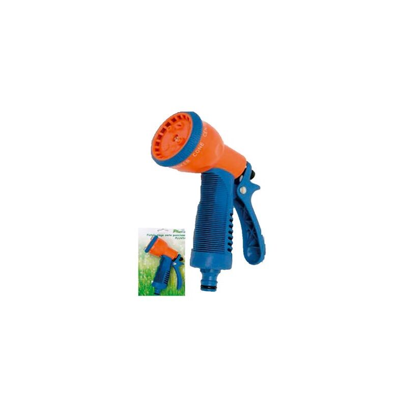foto del prodotto mibricotienda pistola irrigazione pluvia 7 posizioni attacco 1 2 bi materiale x841p9r