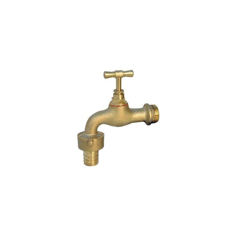 foto del prodotto mibricotienda rubinetto in ottone per tubo 3 4 con raccordo 61022 a179 02
