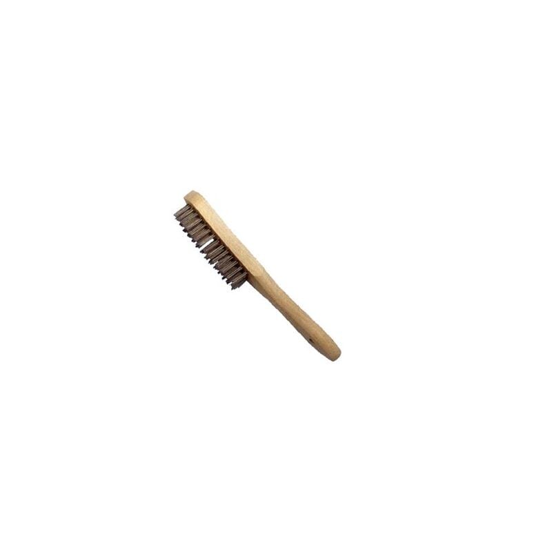 foto del prodotto mibricotienda spazzola manuale bellota 50802 5 con manico dritto in filo inossidabile