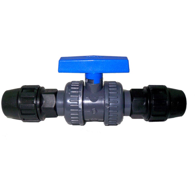 foto del prodotto mibricotienda - valvola a sfera in polietilene 32