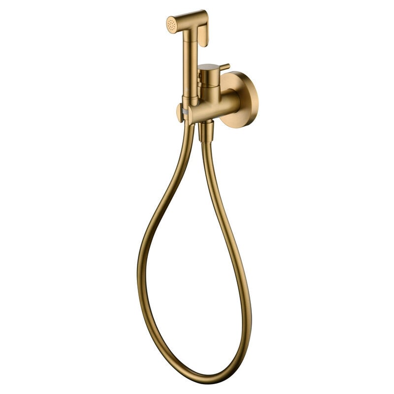 foto del prodotto mice collection mice rubinetto bidet monocomando a scomparsa in ottone doccia igienica monocomando e incasso rubinetto bidet ad incasso oro