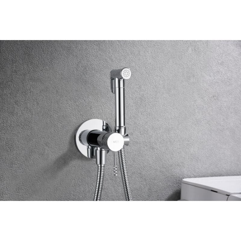 foto del prodotto mice collection mice rubinetto bidet monocomando da incasso in ottone doccia igienica monocomando e incasso rubinetto bidet da incasso cromo