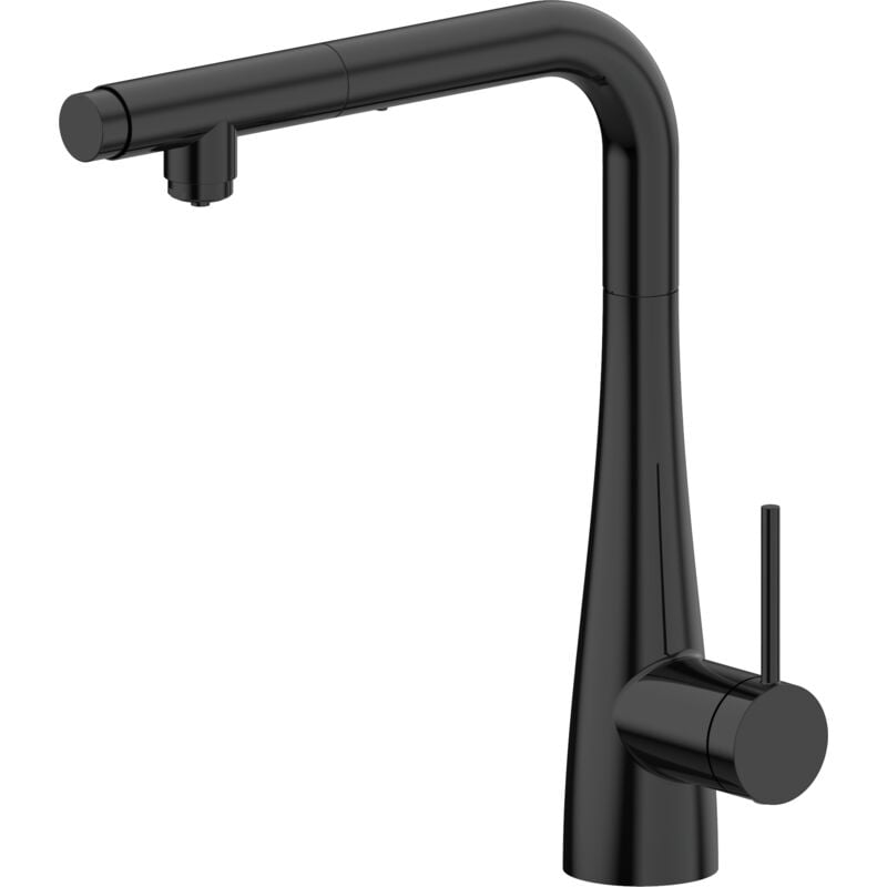 foto del prodotto mice collection - mice - rubinetto cucina monocomando, rubinetto monocomando lavello con doccetta estraibile - serie split gos005 ng