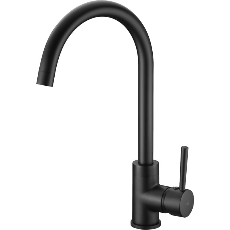 foto del prodotto mice collection mice rubinetto da cucina rubinetto lavello monocomando rubinetto da cucina monocomando per acqua calda e fredda colore nero