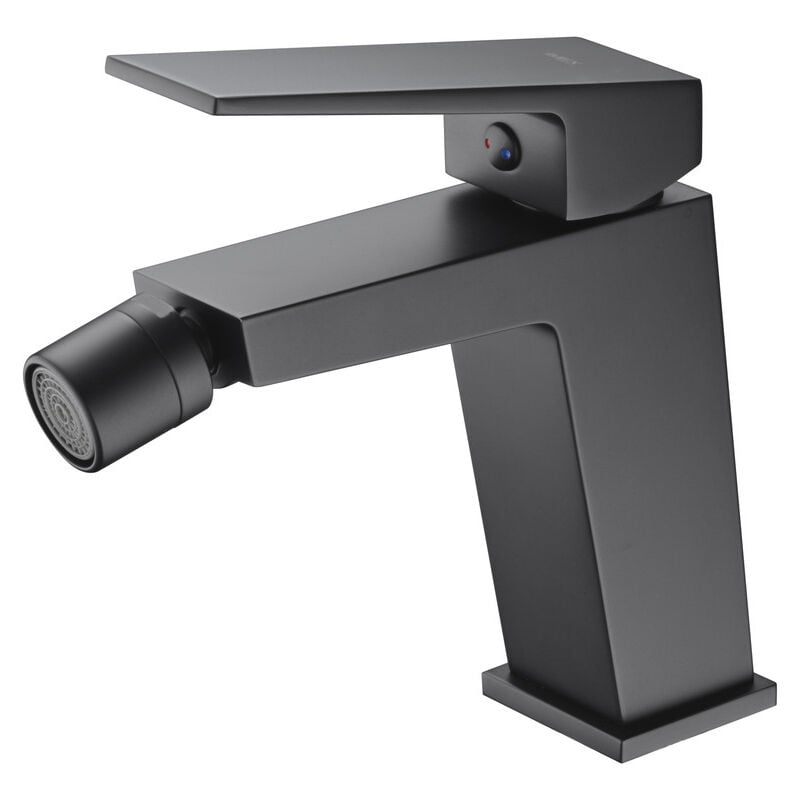 foto del prodotto mice collection mice rubinetto monocomando bidet miscelatore bagno wc rubinetti bagno per acqua calda fredda colore nero opaco bdar025 2ng