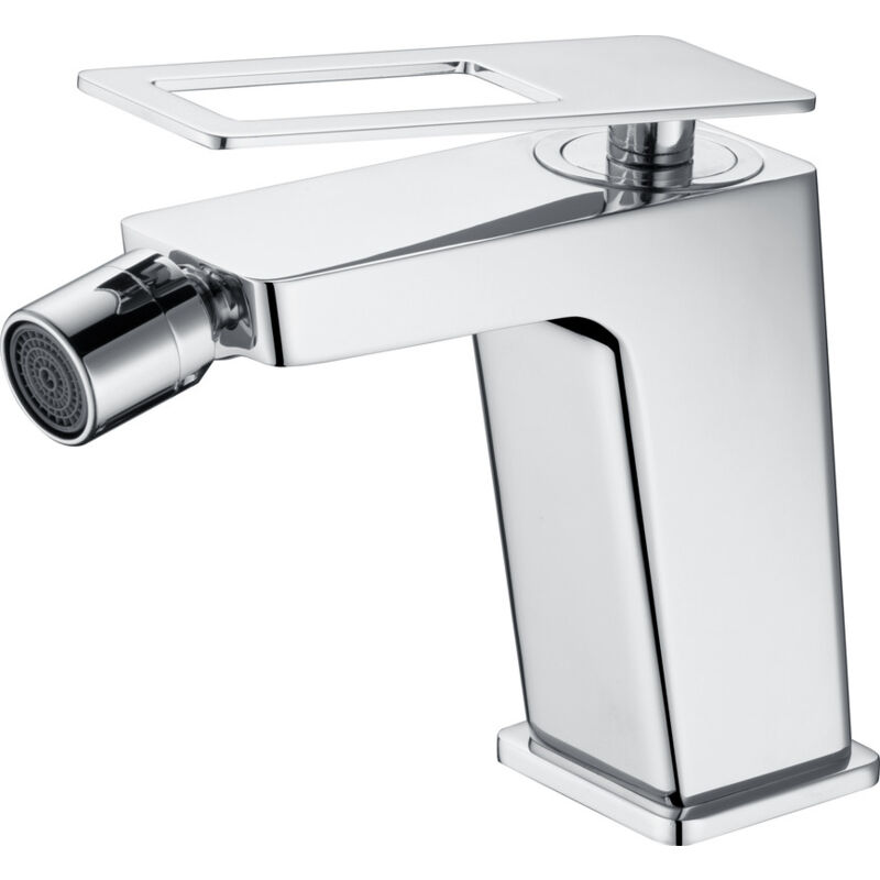 foto del prodotto mice collection - mice - rubinetto per bidet monocomando - rubinetto per wc con maniglia quadrata colore cromo bdc032-2