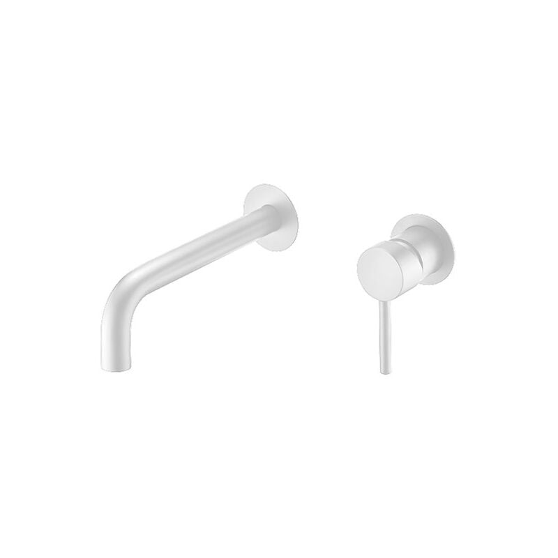 foto del prodotto mice collection rubinetto lavabo incasso miscelatore incasso rubinetti bagno per lavelli bianco opaco