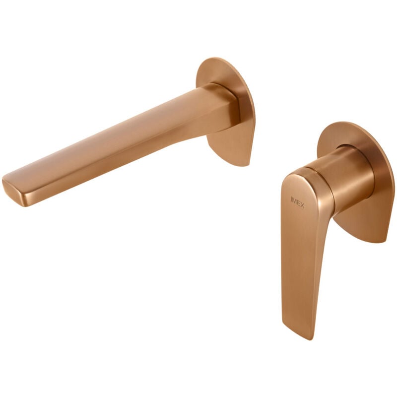 foto del prodotto mice collection rubinetto monocomando per lavabo da incasso in ottone rubinetto monocomando per lavabo rubinetteria bagno da incasso colore oro