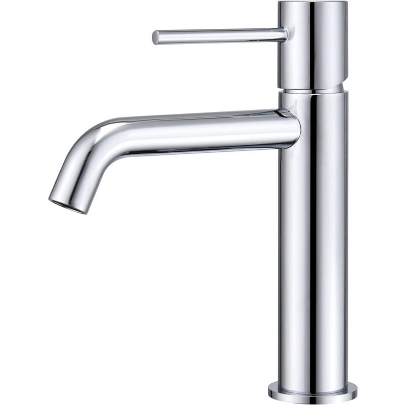 foto del prodotto mice collection rubinetto monocomando per lavabo in ottone con acqua calda fredda a 2 vie rubinetto da bagno cromato per lavabo