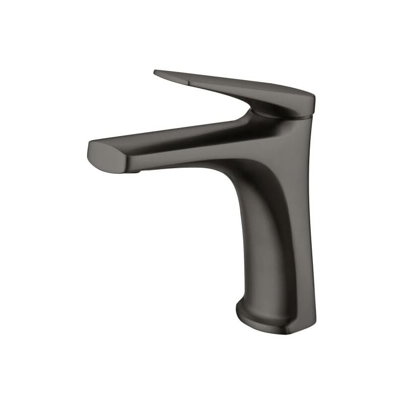 foto del prodotto mice collection rubinetto monocomando per lavabo in ottone rubinetti da bagno per lavelli per acqua calda fredda colore black gun metal