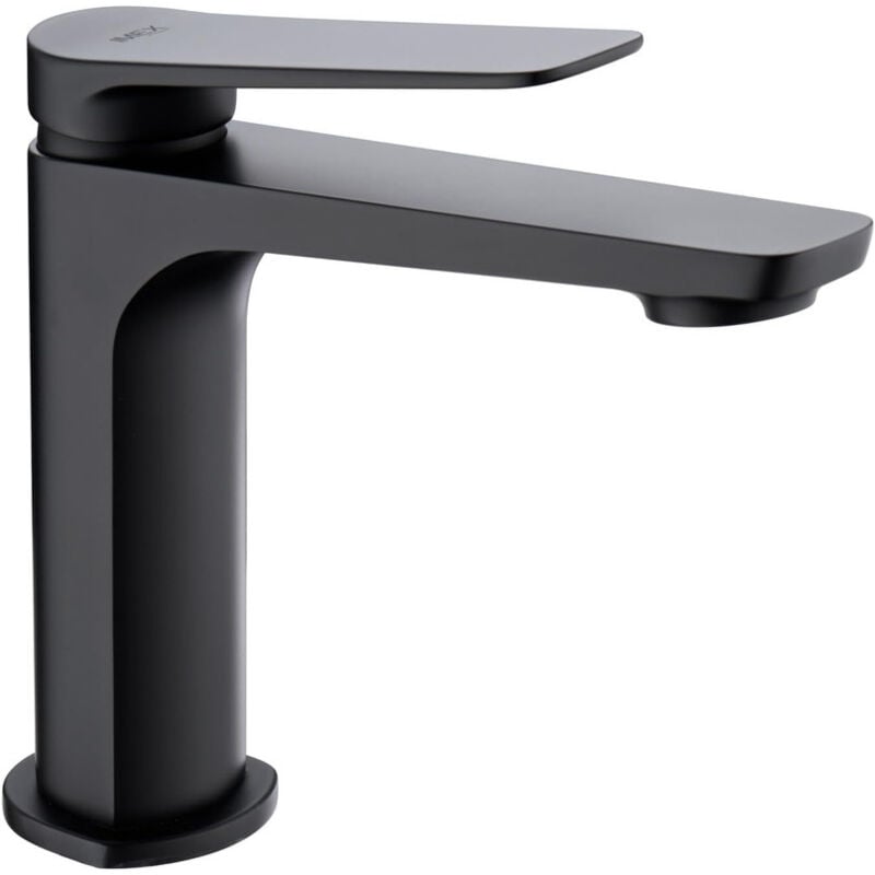 foto del prodotto mice collection rubinetto monocomando per lavabo in ottone rubinetto monocomando per lavabo rubinetto da bagno per acqua calda fredda nero opaco
