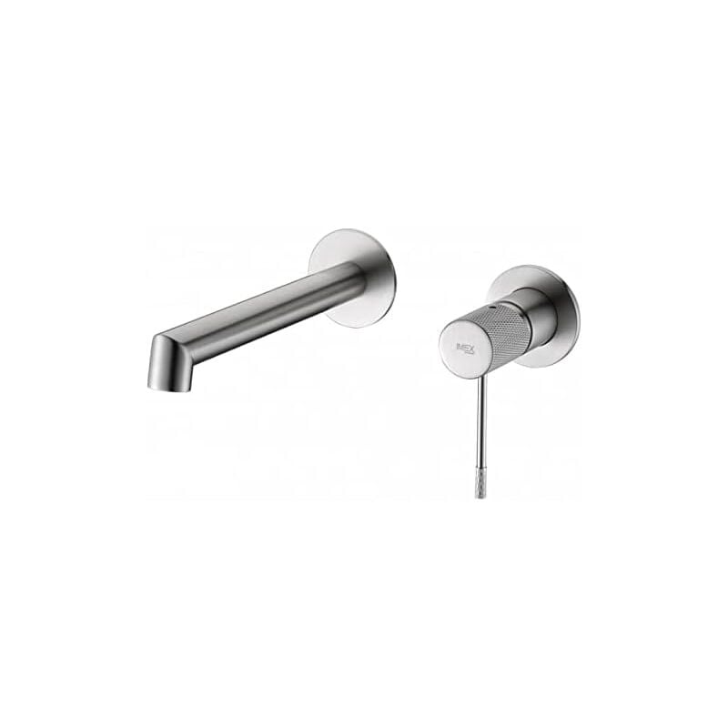 foto del prodotto mice collection rubinetto per lavabo da incasso rubinetto da bagno monocomando con sistema di montaggio a parete, rubinetto da incasso color