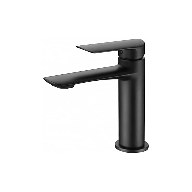 foto del prodotto mice collection rubinetto per lavabo monocomando rubinetto per lavabo moderno per bagno, miscelatore per lavabo rubinetti per bagno nero opaco