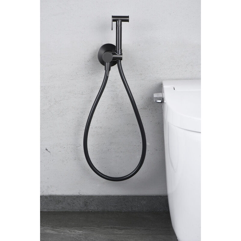 foto del prodotto mice - rubinetto per bidet monocomando da incasso - doccia igienica da incasso - rubinetto da bagno intimo per bidet per acqua calda fredda