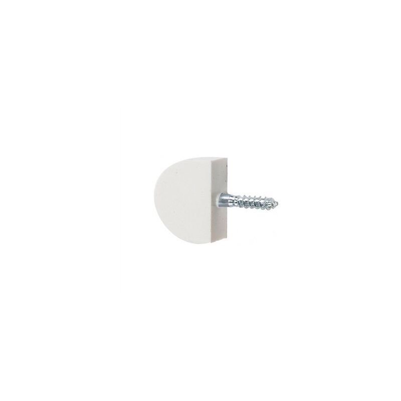 foto del prodotto micel confezione blister da 4 supporti in plastica per ripiani di esposizione. bianco 20mm