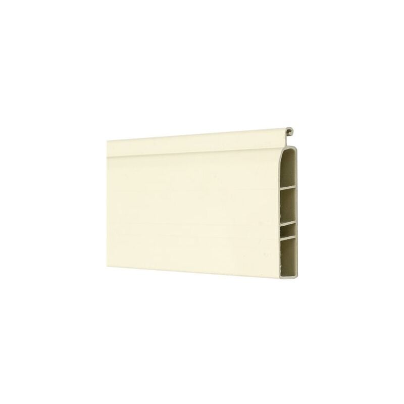 foto del prodotto micel lamella terminale cieca pr24 , lunga 2 metri, larga 52x9 mm, adatta per lamelle da 39 mm e 52 mm, realizzata in pvc color avori