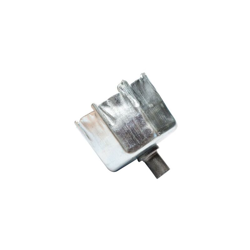 foto del prodotto micel terminale metallico pr20 57x65mm con perno 12mm in acciaio zincato