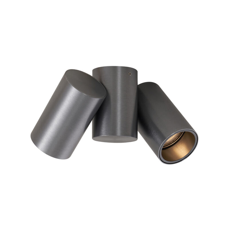 foto del prodotto michael design alluminio gunmetal tondo max. 2 x watt qazqa