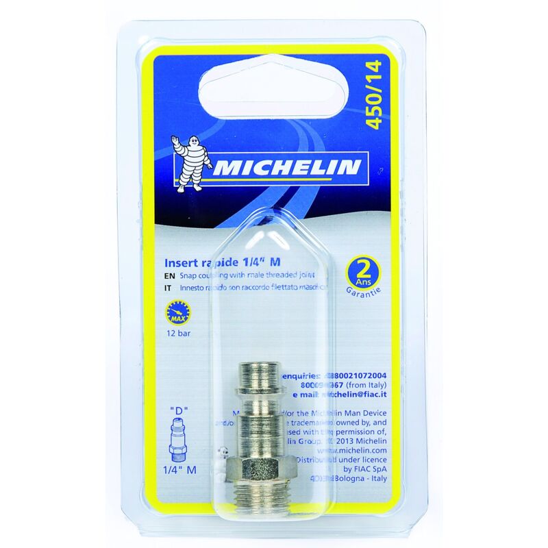 foto del prodotto michelin 6744501402 inserto rapido 1 4 maschio