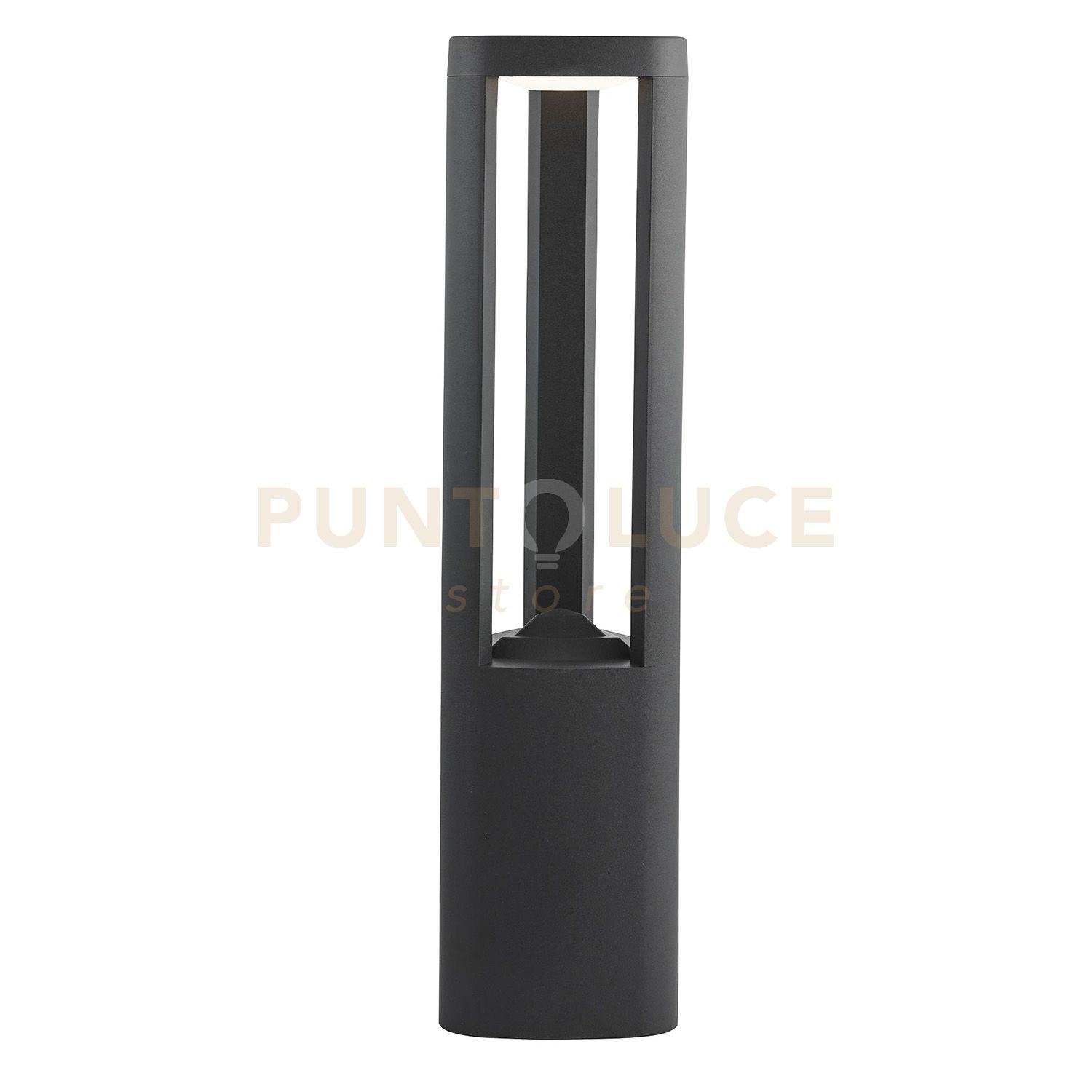 foto del prodotto michigan outdoor post metallo grigio scuro e policarbonato