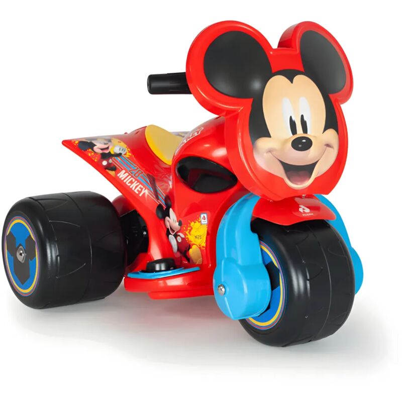 foto del prodotto mickey mouse trimoto elettrica per bambini rossa topolino disney