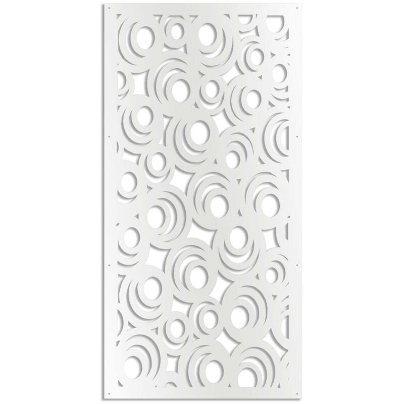 foto del prodotto mickey pannello in pvc traforato parasole colore bianco misura 47x94 cm