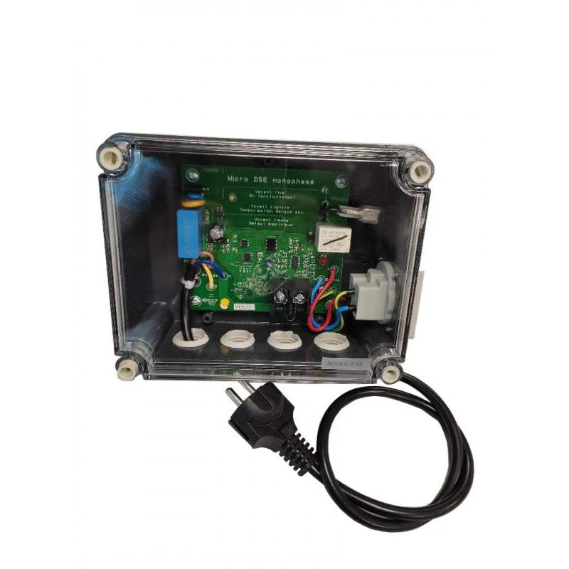 foto del prodotto micro dse monofase 230v scatola di protezione per acqua bassa, 6.5a.