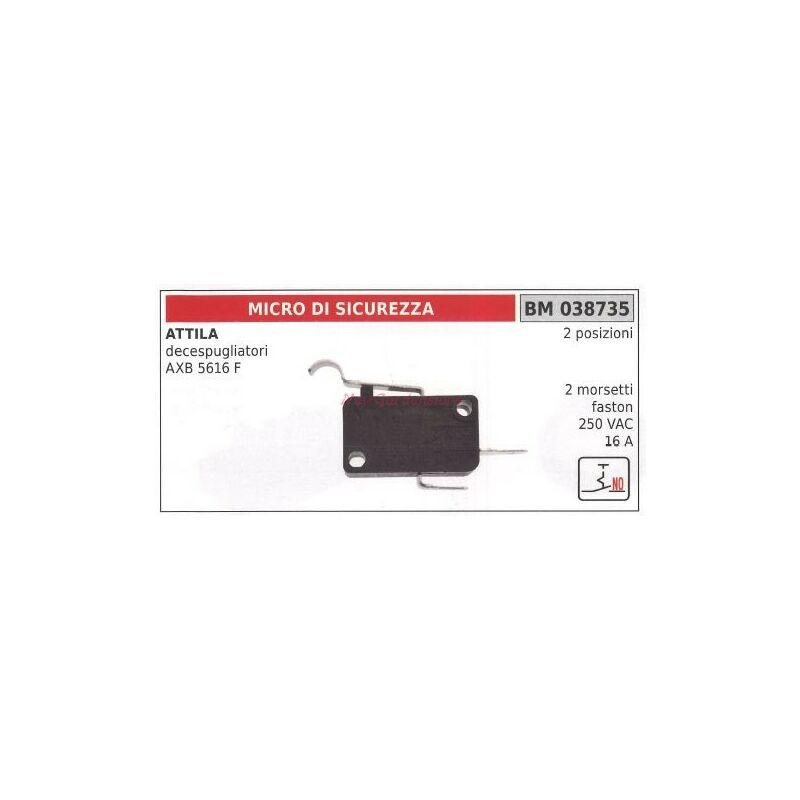 foto del prodotto micro interruttore di sicurezza attila decespugliatore axb 5616 f 038735