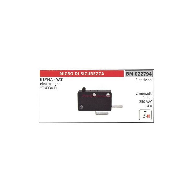 foto del prodotto micro interruttore di sicurezza keyma elettrosega yt 4334 el 022794