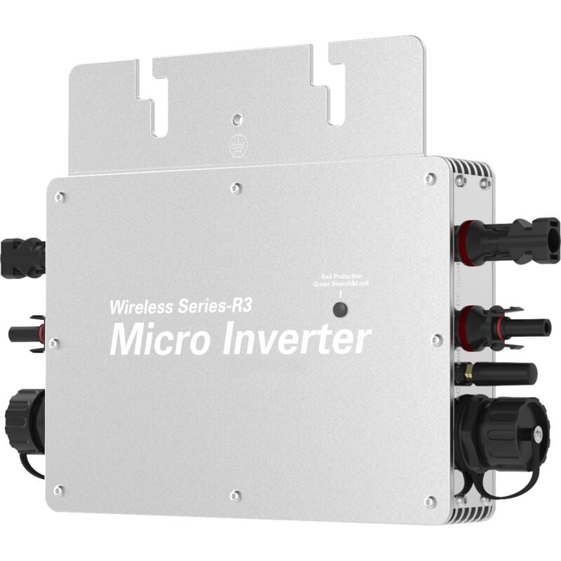 foto del prodotto micro inverter fotovoltaico di rete 350 600 1200 w on grid plug and play plug in scegli 600w plug play