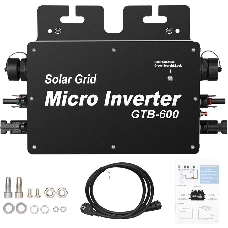 foto del prodotto micro inverter,inverter di potenza per sistema di energia fotovoltaica,micro inverter per collegamento a griglia del pannello solare con chiave
