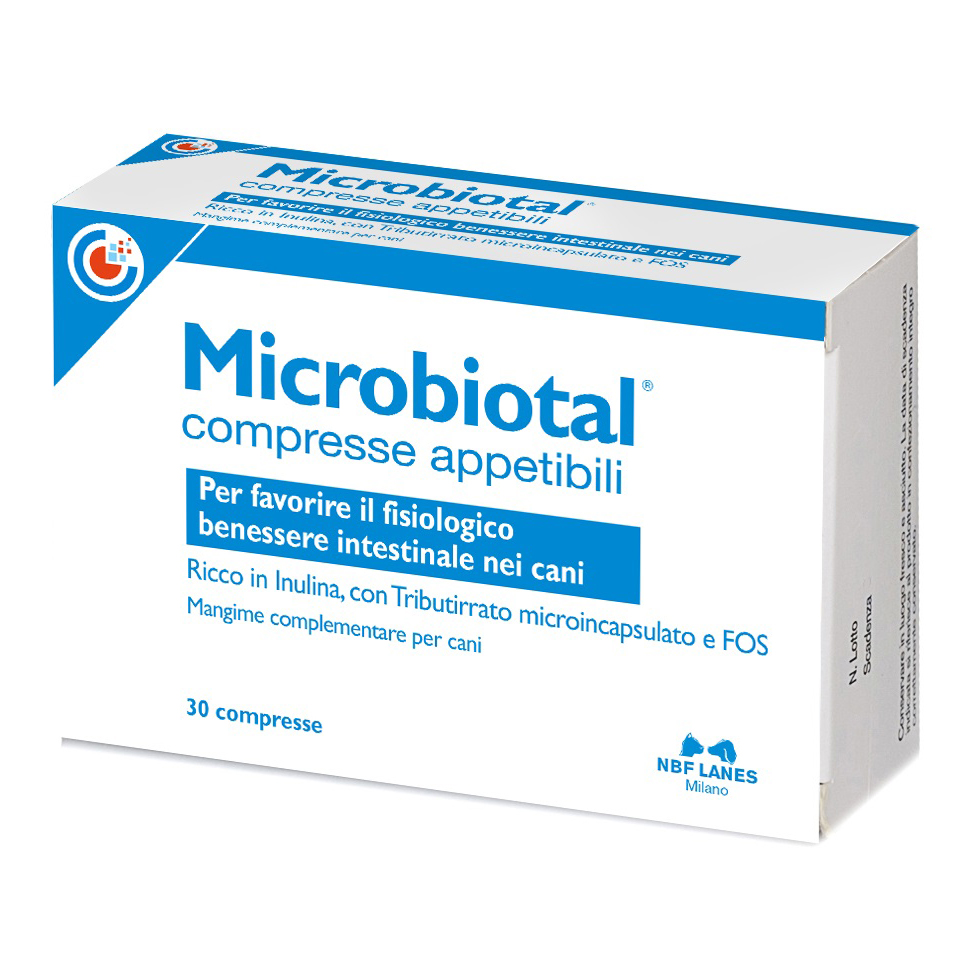foto del prodotto microbiotal cane 30 compresse