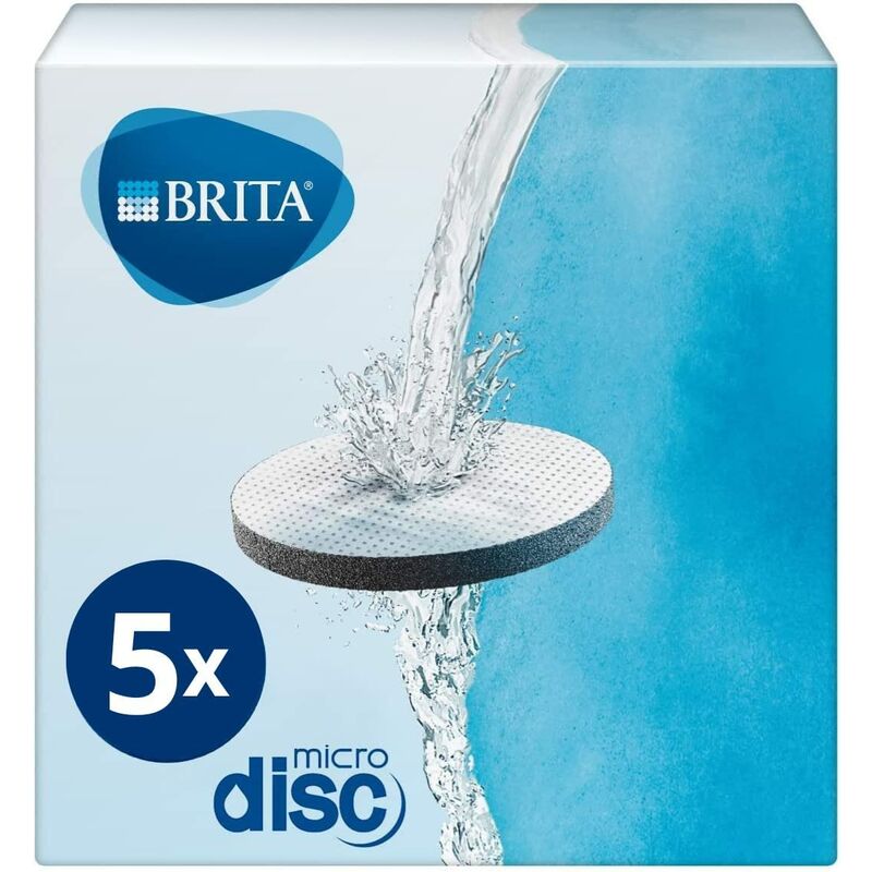 foto del prodotto microdisc confezione da 5 dischi filtranti di ricambio per bottiglie e borracce filtranti riducono pfas, cloro, microparticelle e altre impurit 