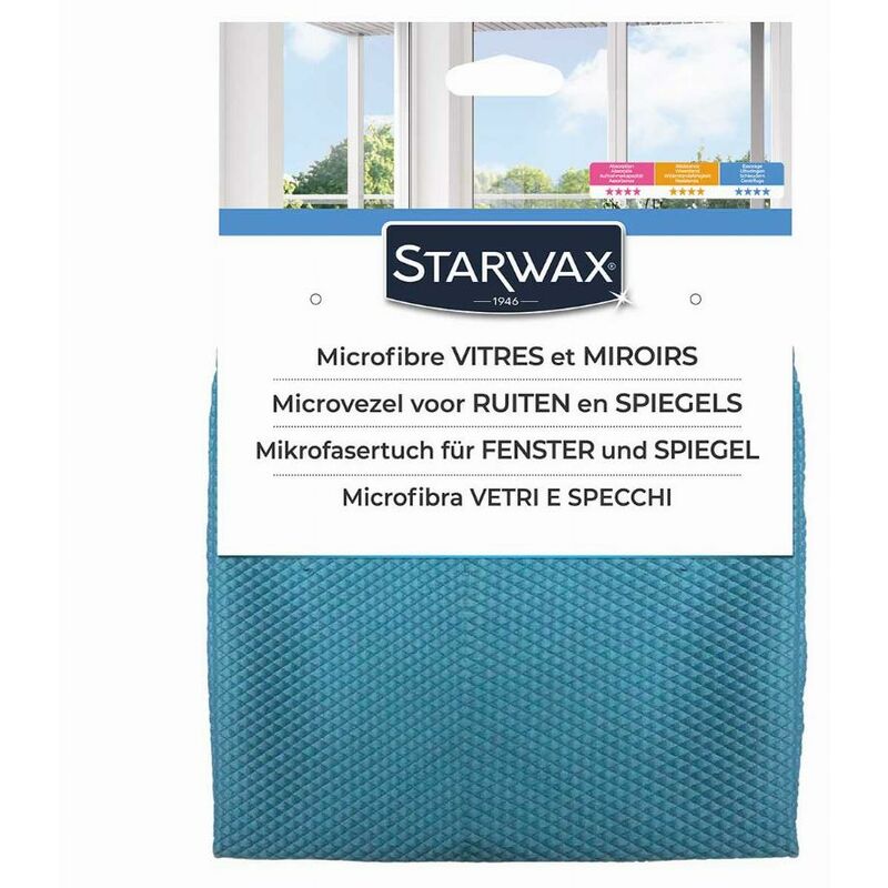 foto del prodotto microfibra per vetri e specchi 1334 starwax