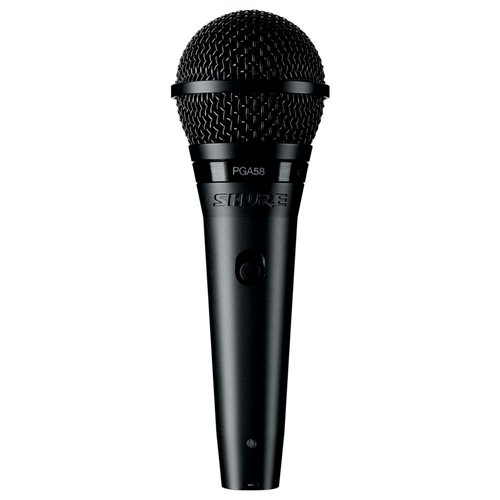 foto del prodotto microfono a filo pga58 xlr black
