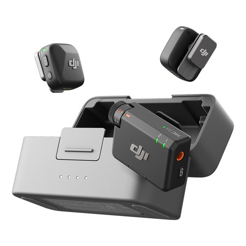 foto del prodotto microfono dji djmc10 mic mini 2 tx 1 rx grey